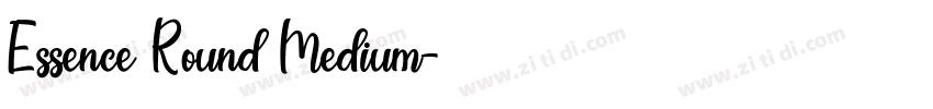 Essence Round Medium字体转换